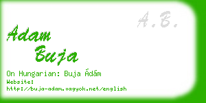 adam buja business card